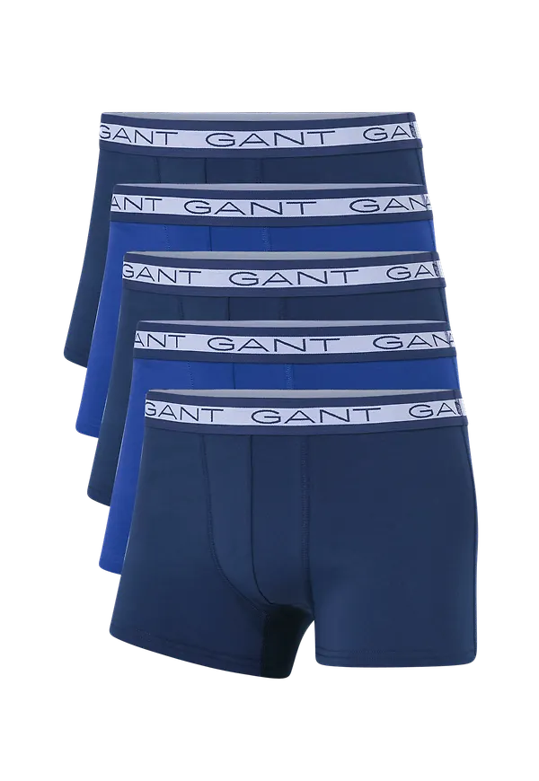 Gant - Boxerkalsonger Basic Trunk 5-Pack - Blå - XL