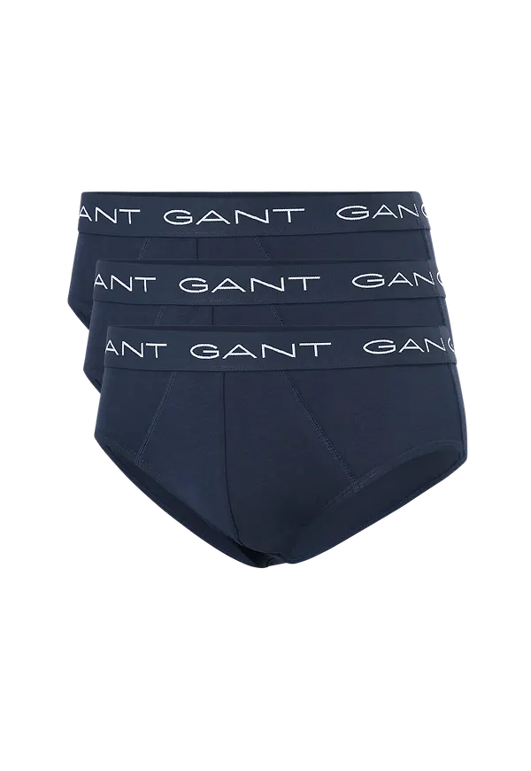 Gant - Boxerkalsonger Brief 3-pack - Blå - 2XL