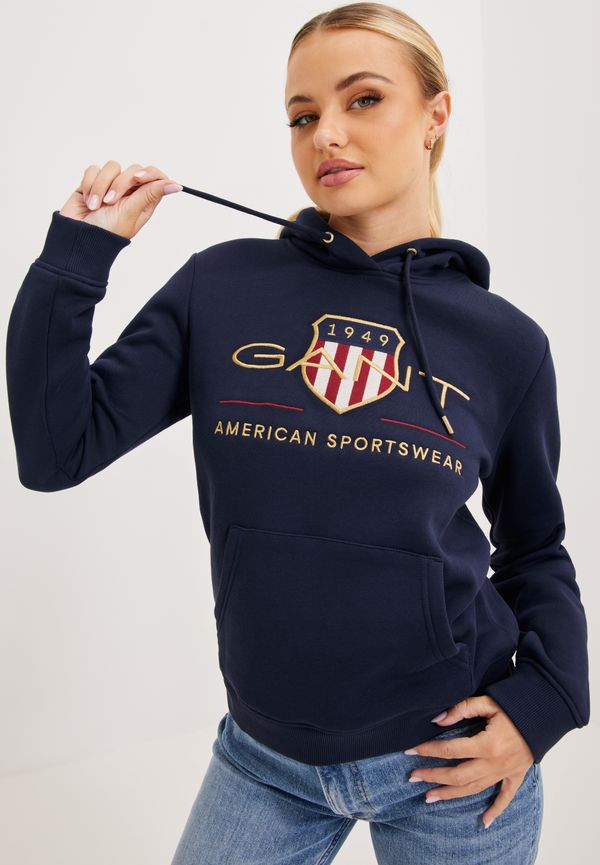 Gant - Hoodies - Blue - Archive Shield Sweat Hoodie - Tröjor