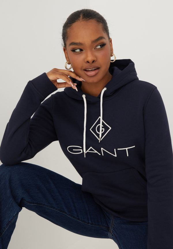 Gant - Hoodies - Blue - Lock Up Sweat Hoodie - Tröjor