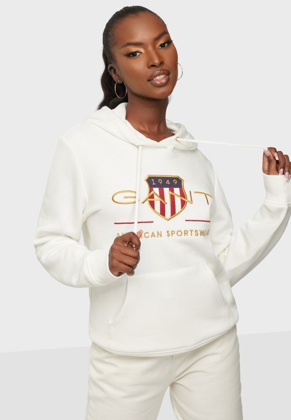 Gant - Hoodies - Eggshell - Archive Shield Sweat Hoodie - Tröjor