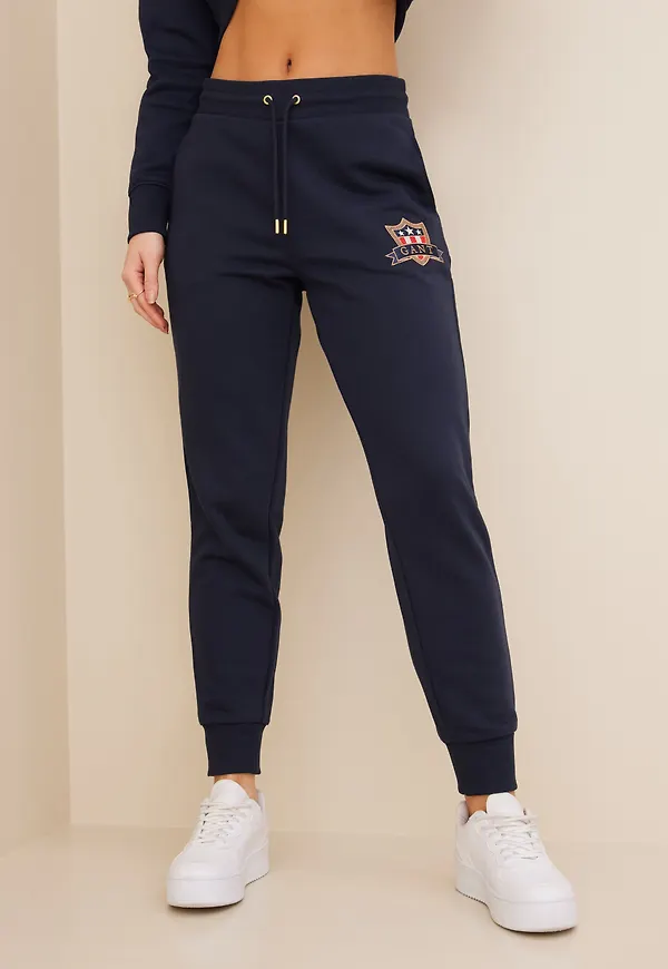 Gant - Mjukisbyxor - Evening - D1. Gant Banner Shield Sweat Pants - Byxor & Shorts