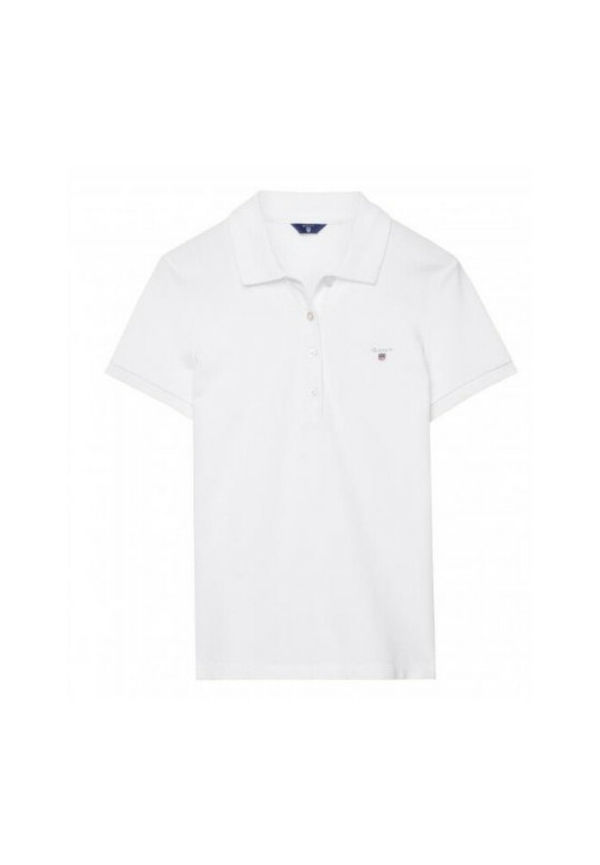 Gant - Polotröjor - Vit - Dam - Storlek: XS