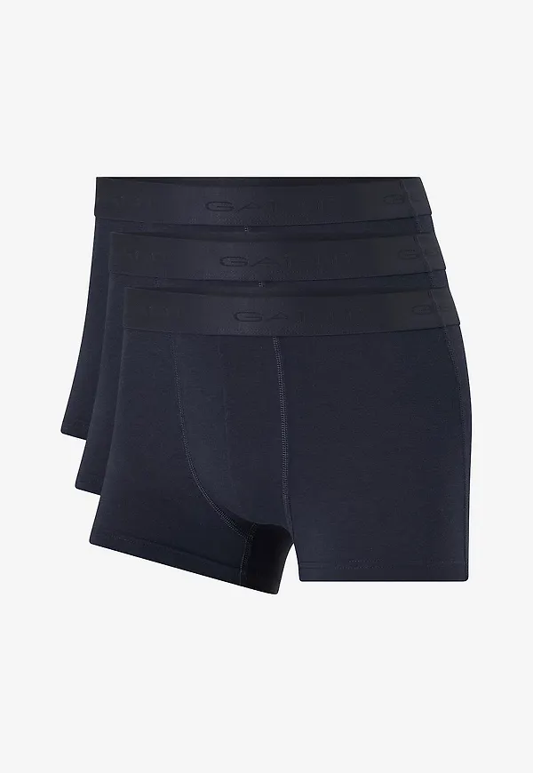 Gant - Boxerkalsonger Bamboo Trunk 3-pack - Blå