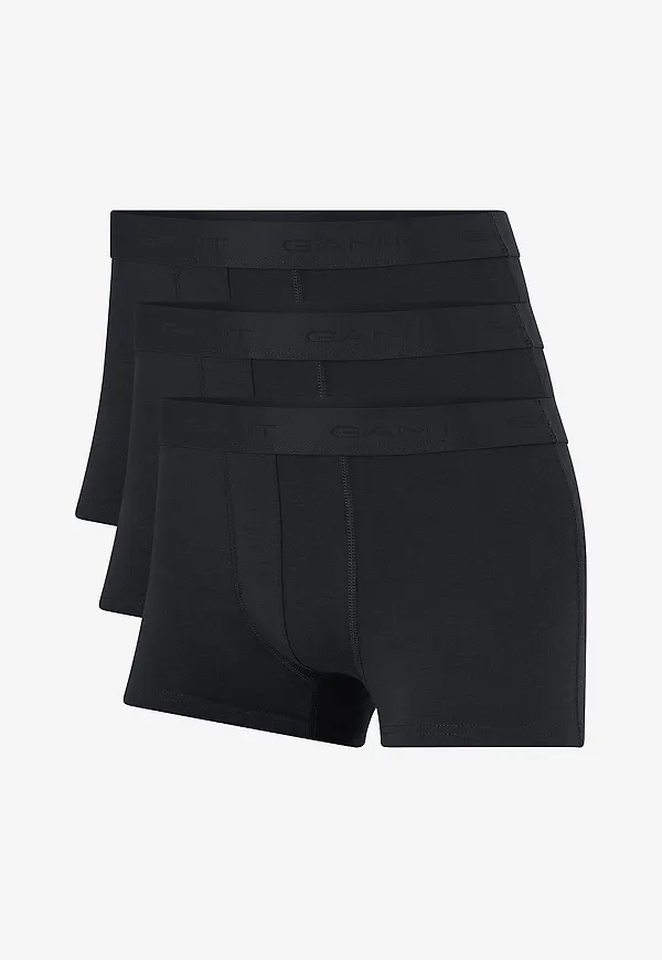 Gant - Boxerkalsonger Bamboo Trunk 3-pack - Svart