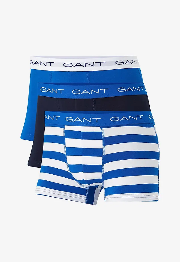 Gant - Boxerkalsonger Stripe Trunk 3-pack - Blå