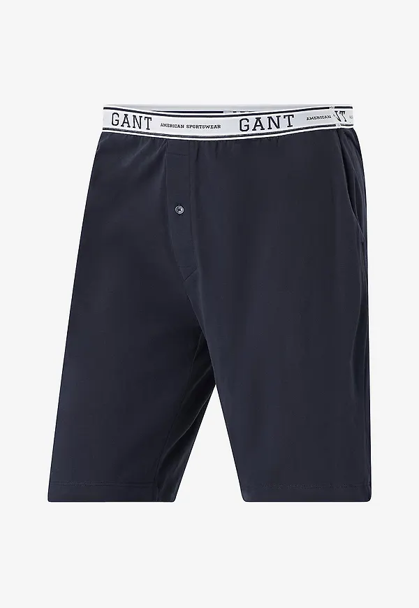 Gant - Jersey Pajama Shorts - Blå