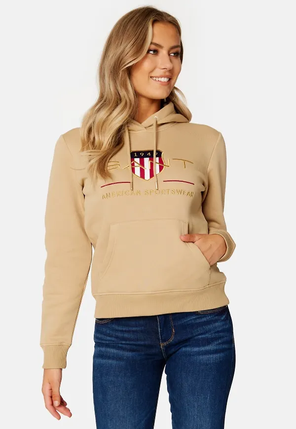 Archive Shield Zip Hood 256 Hazelwood Beige main image 0