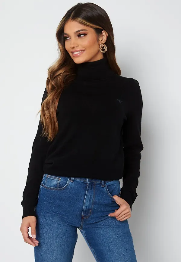 GANT Extrafine Lambswool Rollneck 5 Black XL