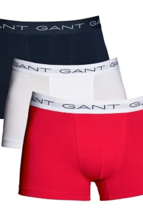 Gant Kalsonger 3P Essential Basic CS Trunks Flerfärgad bomull Medium Herr