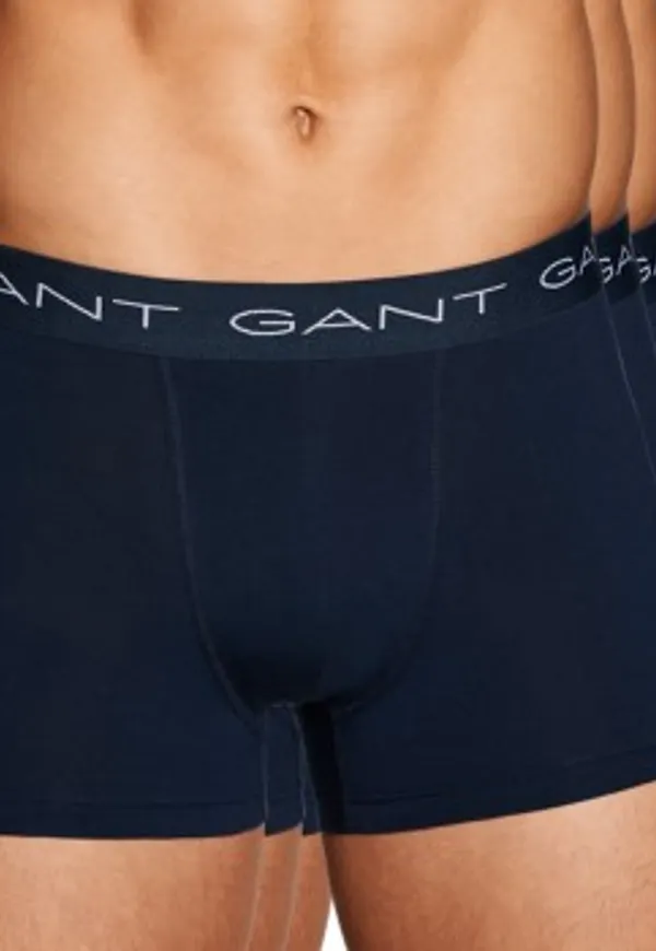 Gant Kalsonger 3P Essential Basic CS Trunks Marin bomull Small Herr