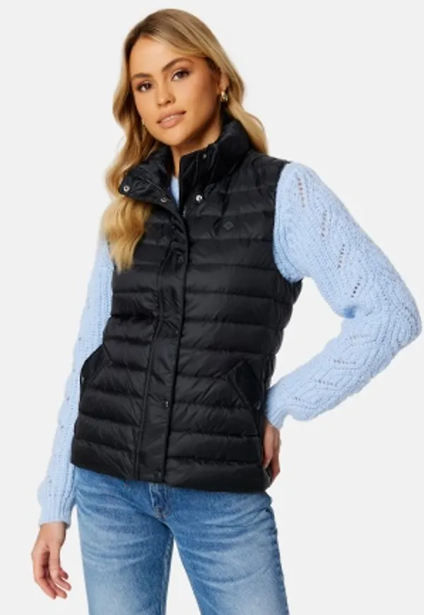 GANT Light Down Gilet 5 Black L