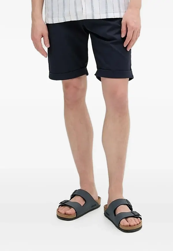 Gant shorts med knäppning - Blå