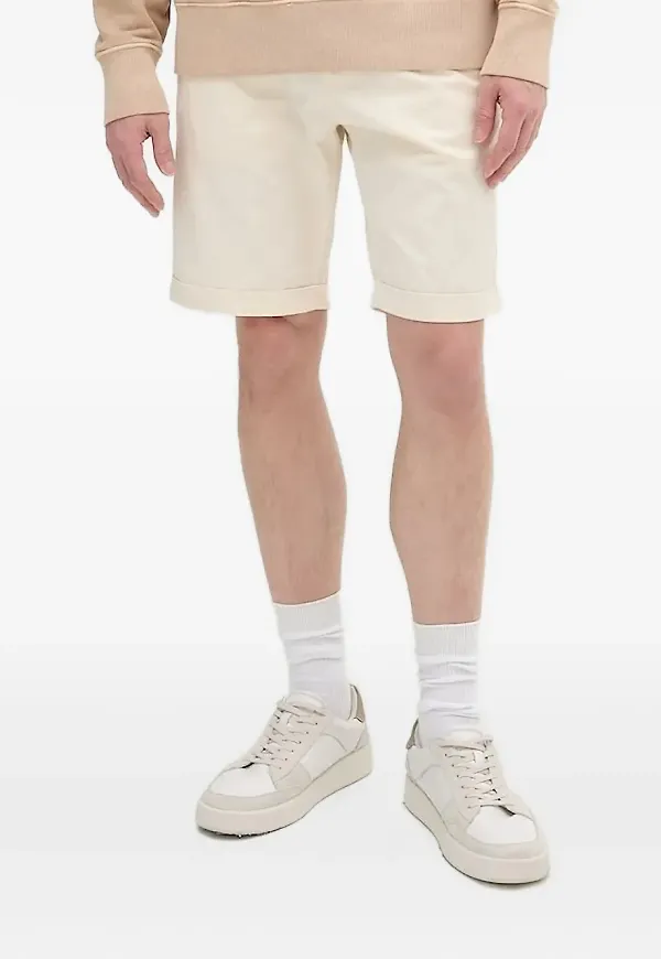 Gant shorts med knäppning - Vit
