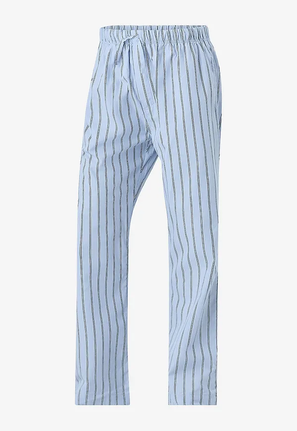 Gant - Striped Poplin Pyjama Pant - Blå