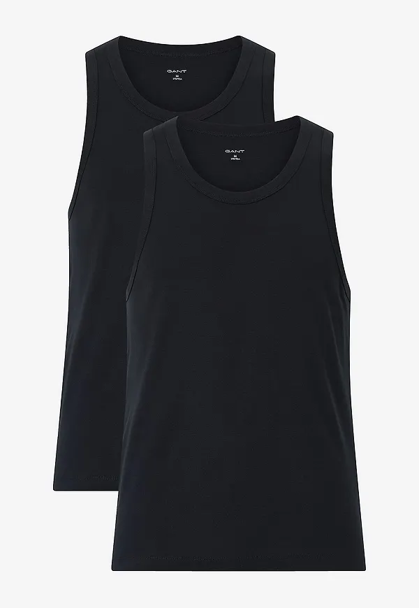 Gant - Tank Top 2-Pack - Svart
