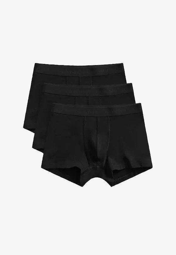 Gant - Trunk 3-Pack Tonal Waistband - Svart