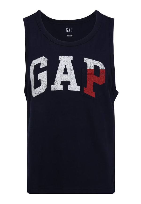 Gap Petite Topp 'AMERICANA' marinblå / röd / vit