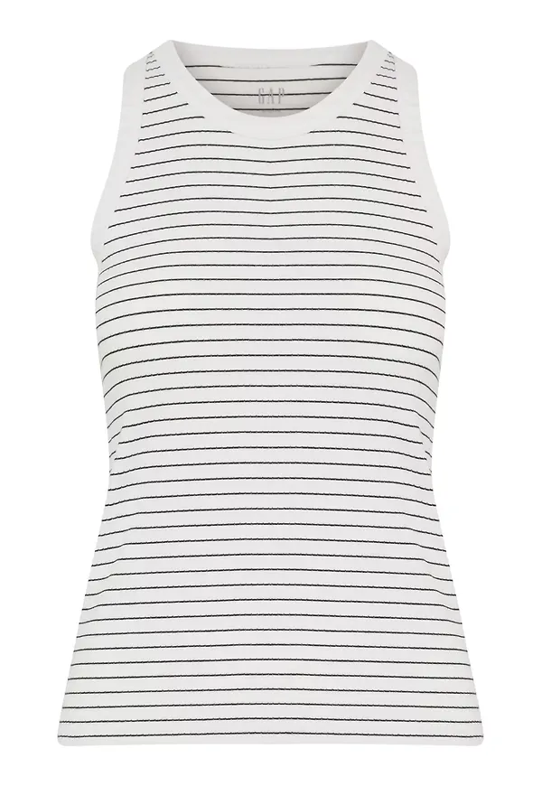 Gap Petite Topp svart / vit