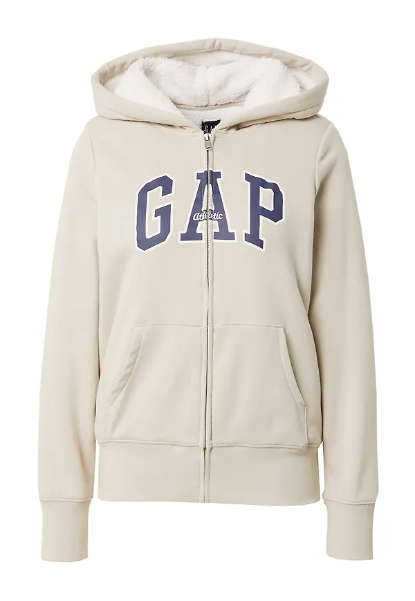 GAP Sweatjacka marinblå / greige / vit