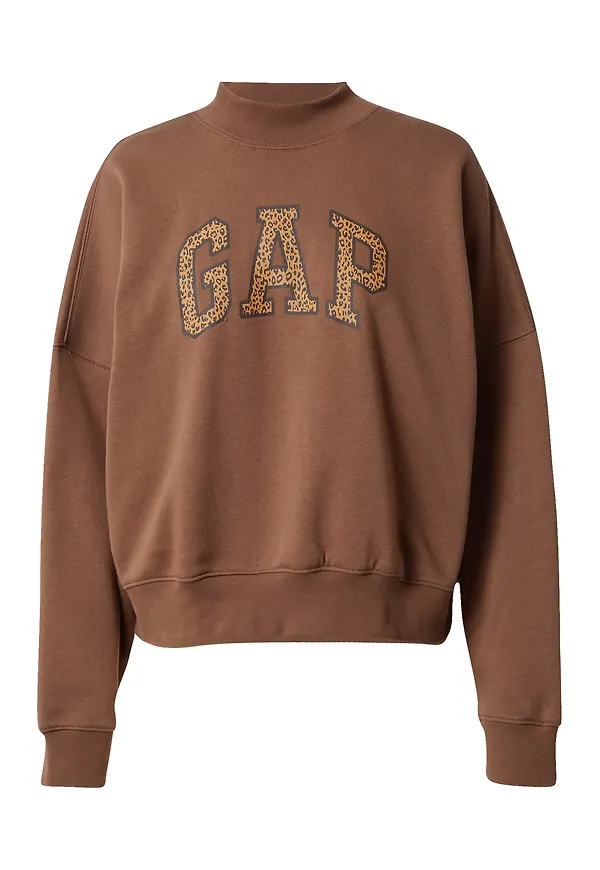 GAP Sweatshirt brun / konjak / svart