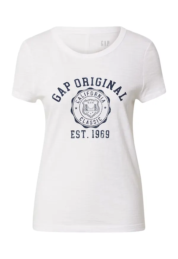 GAP T-shirt marinblå / vitmelerad