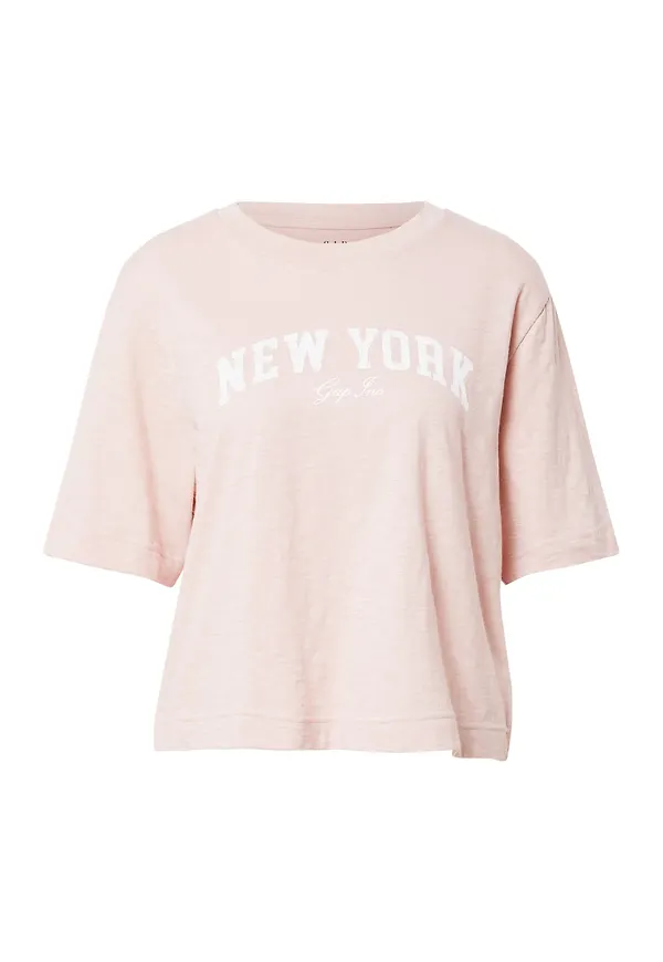 GAP T-shirt rosa / vit