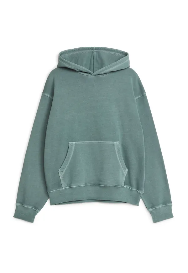 Garment-Dyed Hoodie - Green