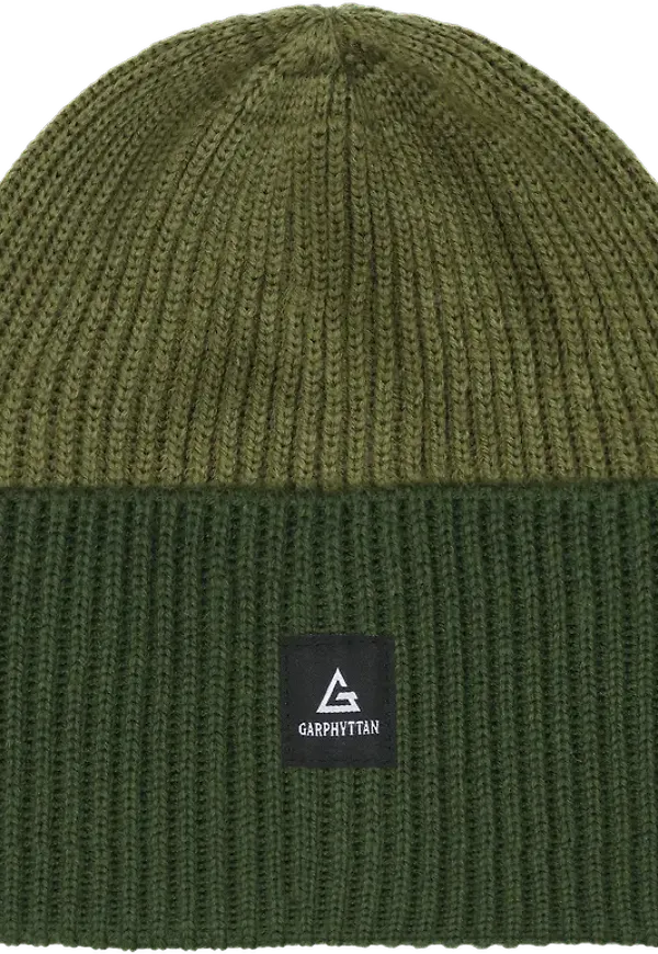 Garphyttan Knitted Hat Green Comb
