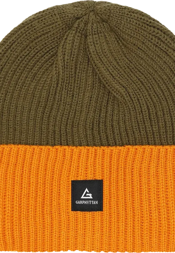 Garphyttan Knitted Hat Orange Comb