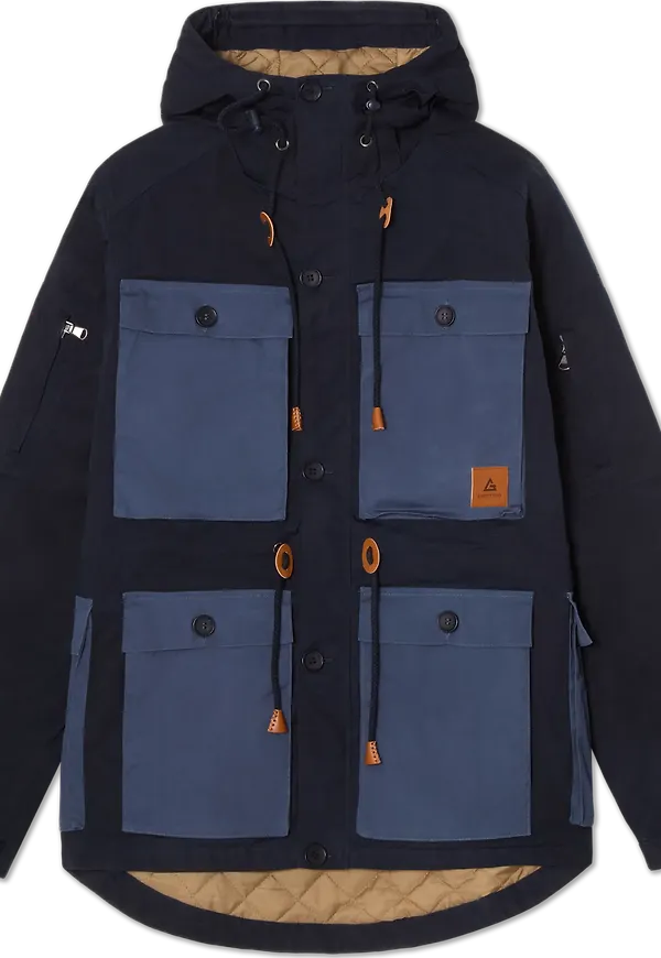 Garphyttan Men's Denali Parka Navy Comb