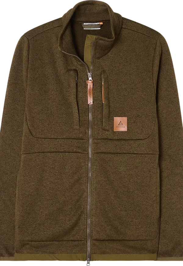 Garphyttan Men's Valdez Flatfleece Jacket Brown Melange