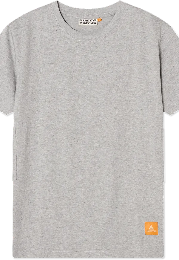 Garphyttan Unisex T-Shirt Lable Grey Melange