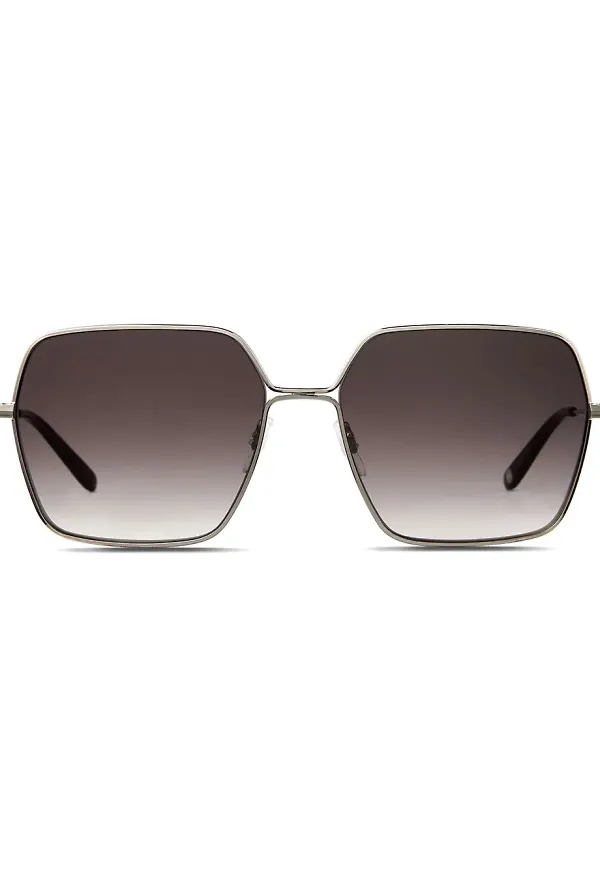 Garrett Leight MEADOW SUN solglasögon - Silverfärgad
