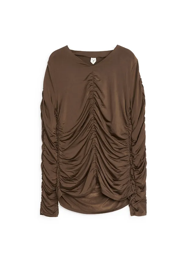 Gathered Top - Beige