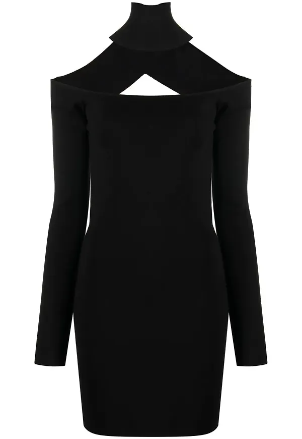 GAUGE81 Jerez off-shoulder vriden miniklänning - Svart