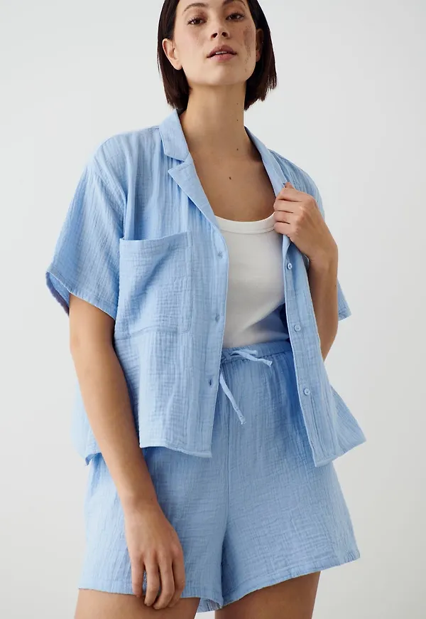 Gauze pyjamas shorts