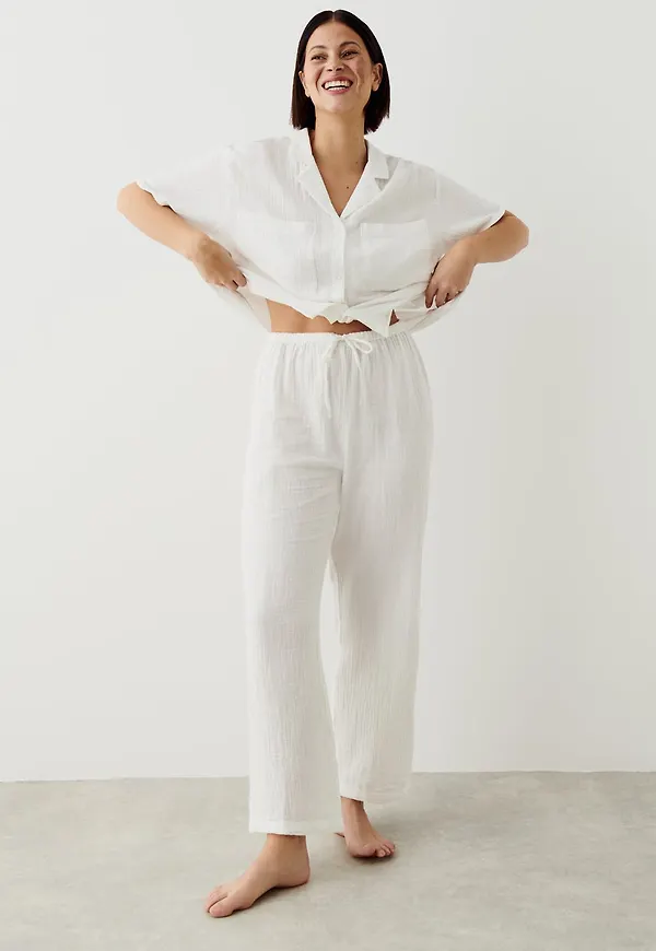Gauze pyjamas trousers