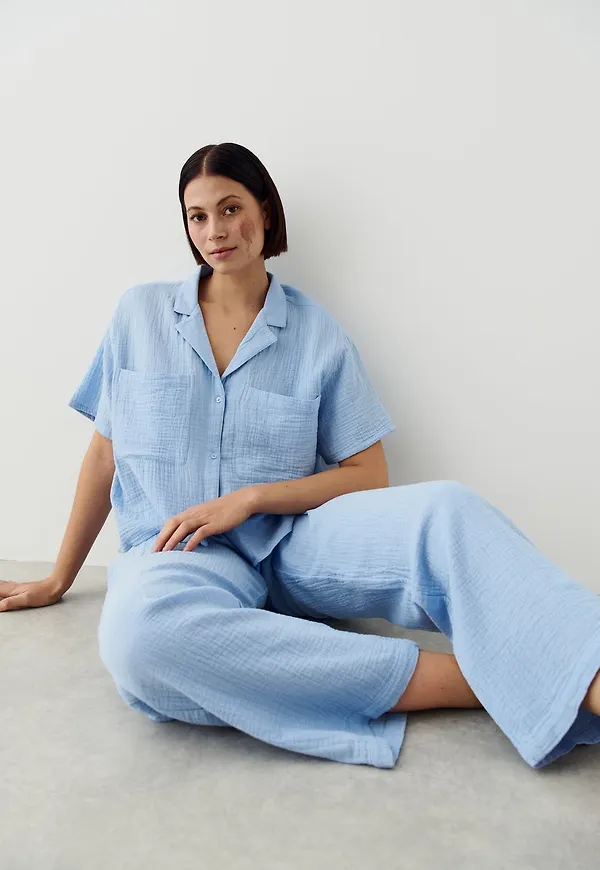 Gauze pyjamas trousers