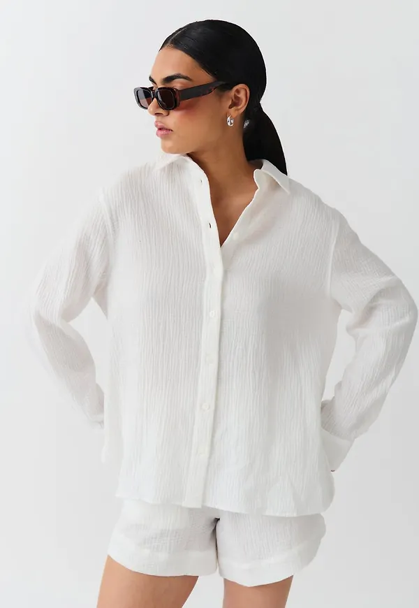 Gauze shirt