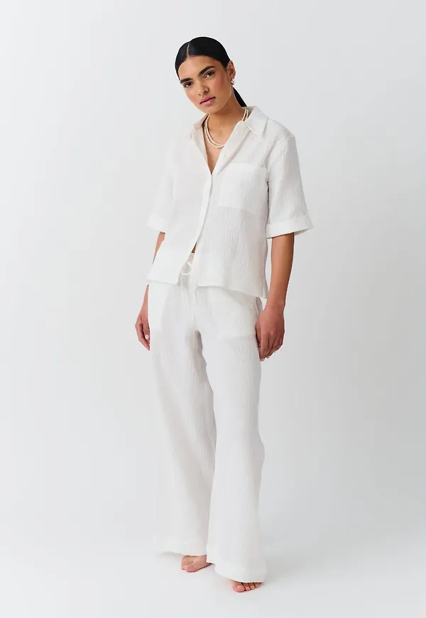 Gauze trousers