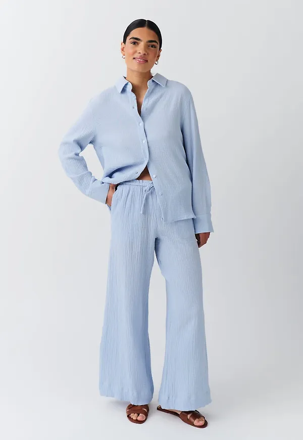 Gauze trousers