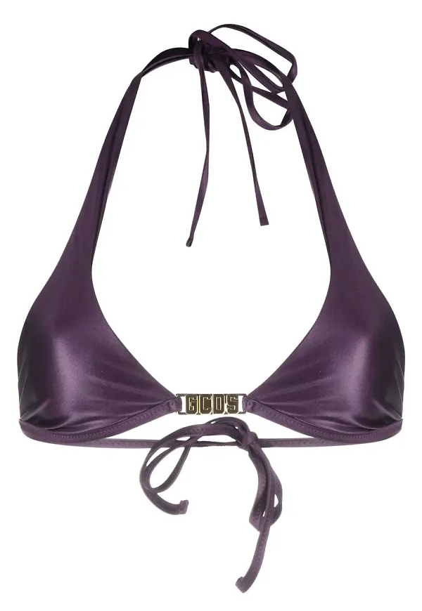 GCDS bikini med halterneck - Lila