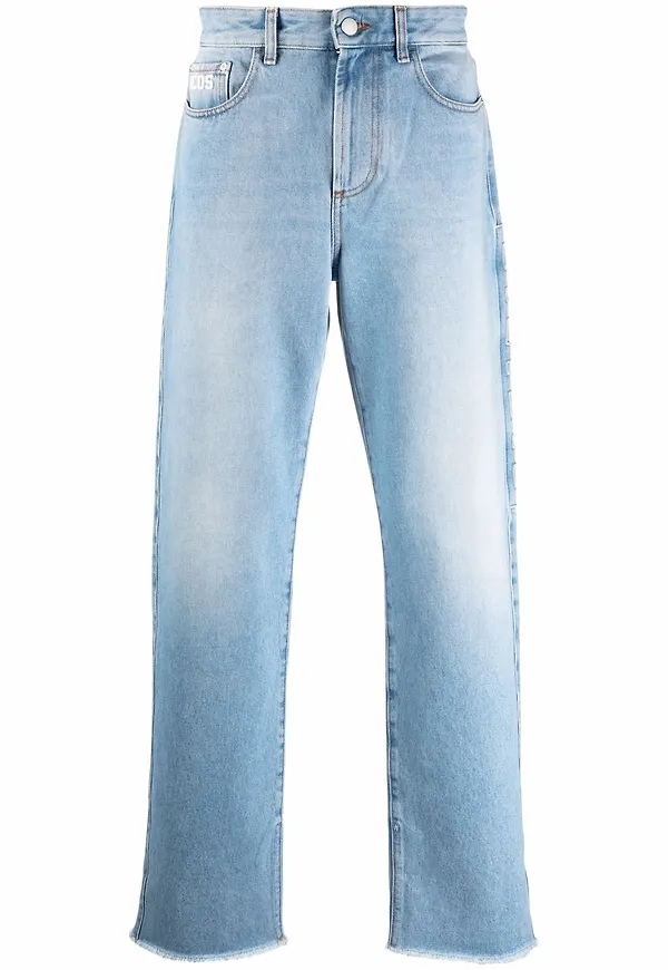 Gcds wide leg-jeans - Blå