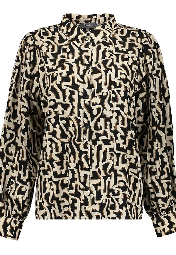 Geisha 23610-20 Blouse Beige, Dam