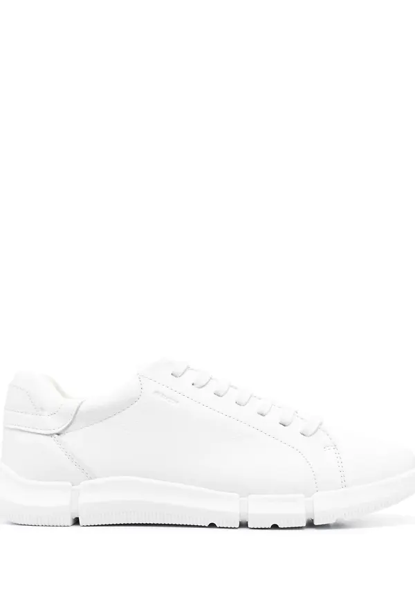 Geox Adacter lädersneakers - Vit