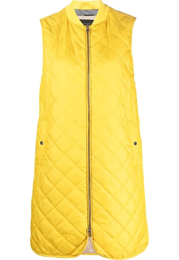 Geox Asheely quiltad väst - Gul
