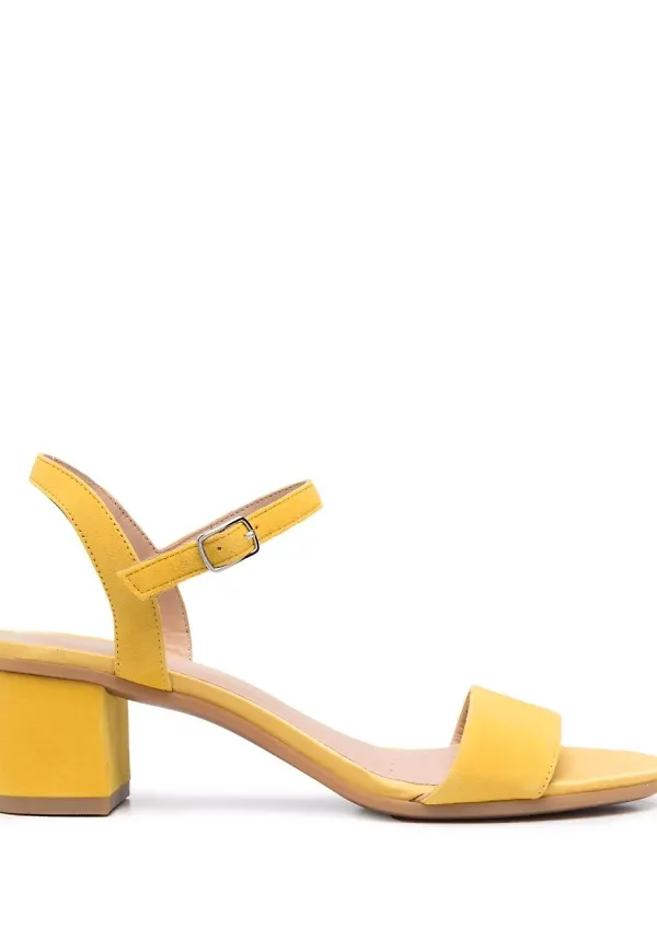 Geox Aurely sandaler med blockklack - Gul