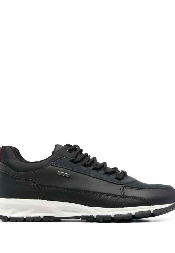 Geox Delray låga sneakers - Svart