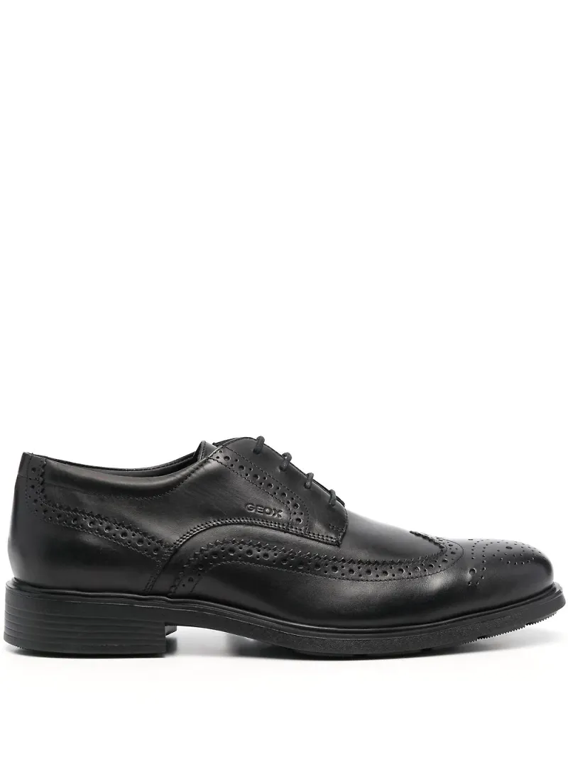 Geox Dublin brogueskor med snörning - Svart
